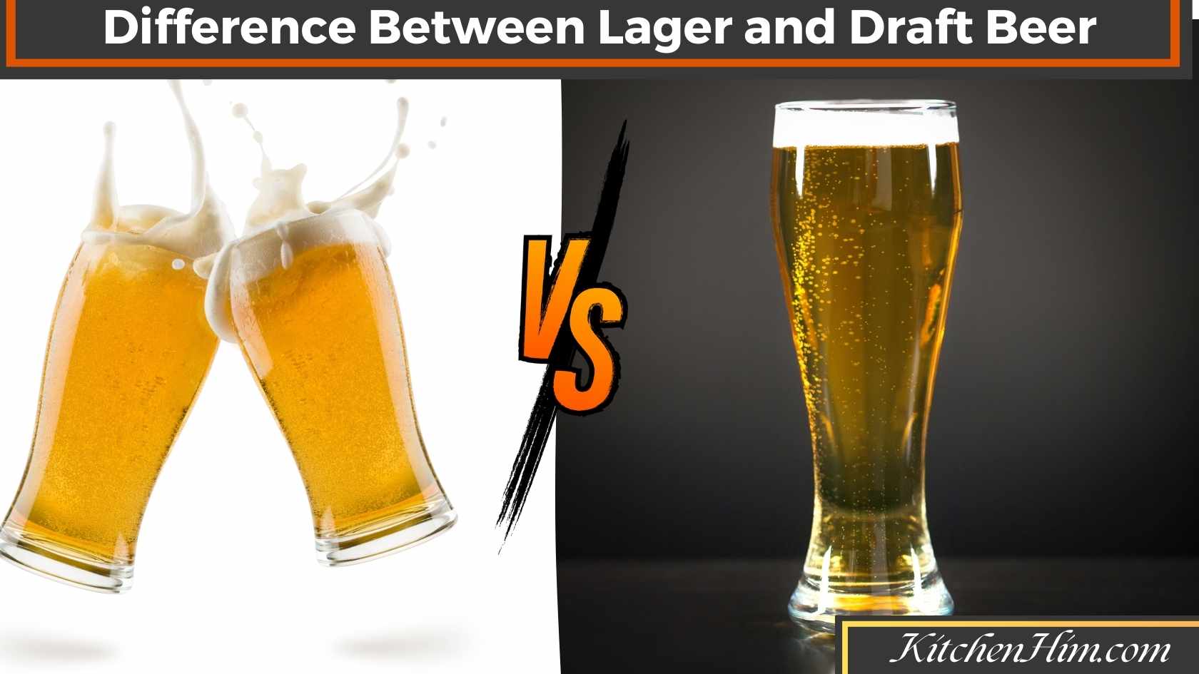 Difference Between Lager and Draft Beer Kitchen Him